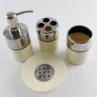 4PCS Cheap Bath Accessories, Bathroom Accessory Sets for Household Hotel